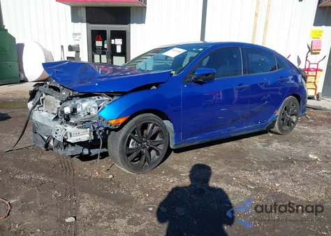 2018 Honda Civic Sport from USA, damaged, VIN SHHFK7H49JU429952